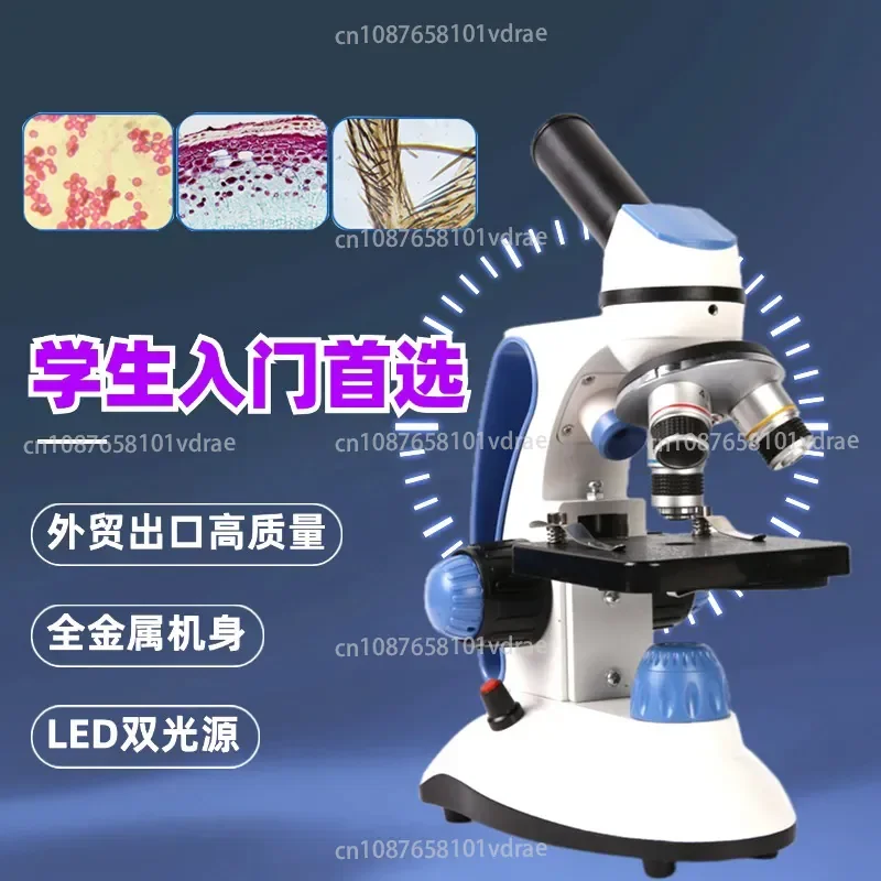 Children's Microscope for Educational Use: 40-1000X Biological Microscope