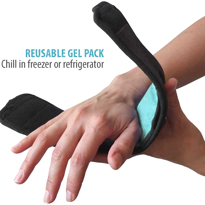 ABME New Cold Therapy Wrap with Strap Hand Foot Wrist Elbow Relief Pain Cold Hot Therapy Pain Ice Pack