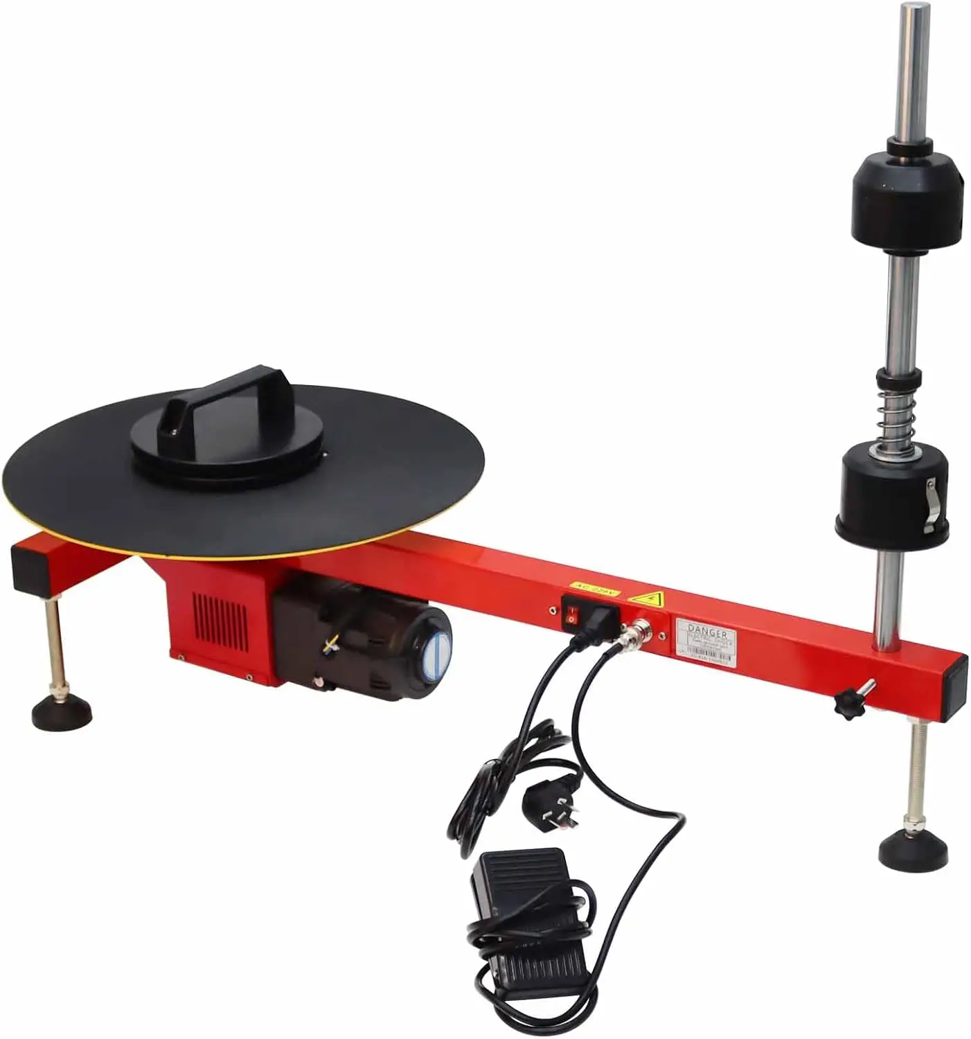 

Электрический скамья для упаковки растягивающейся пленки, 1 рулон, полуавтоматический диспенсер пленки для упаковки упаковочных поддонов, нагрузка 110 фунтов, 220 В