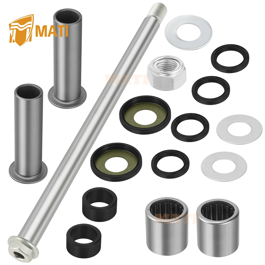 Rear Swing Arm Bearing Seal Bushing Rebuild w/Bolt & Nut Kits For Kawasaki KFX400 03-06 For Suzuki Quadsport Z400 LT-Z400 03-14