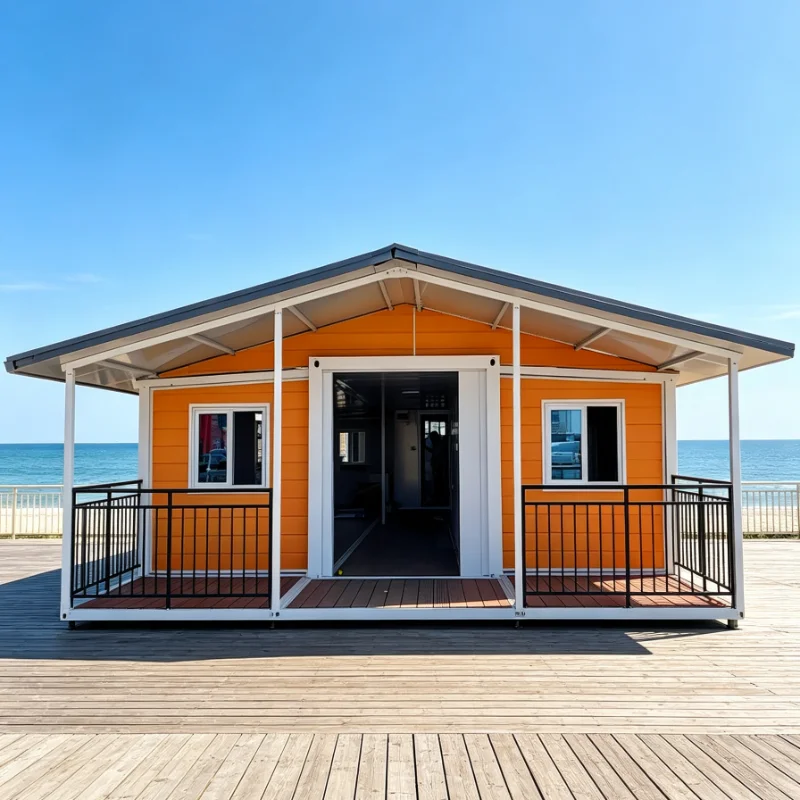 Customized Foldable Prefab Container House Modular Office for Construction Site and Labor Camp Accommodation
