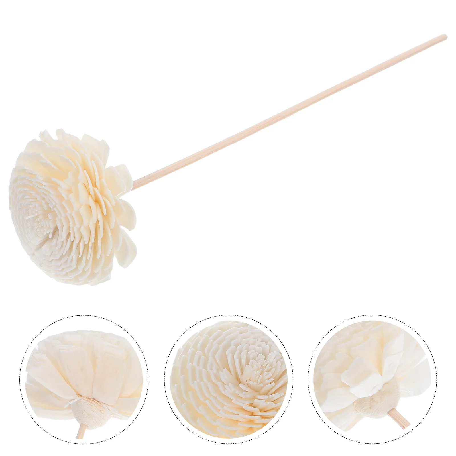 

5Pcs Chrysanthemum Flower Diffuser Sticks Artificial Rattan Aroma Essential Oil Home Decor Living Room Fragrance Reeds