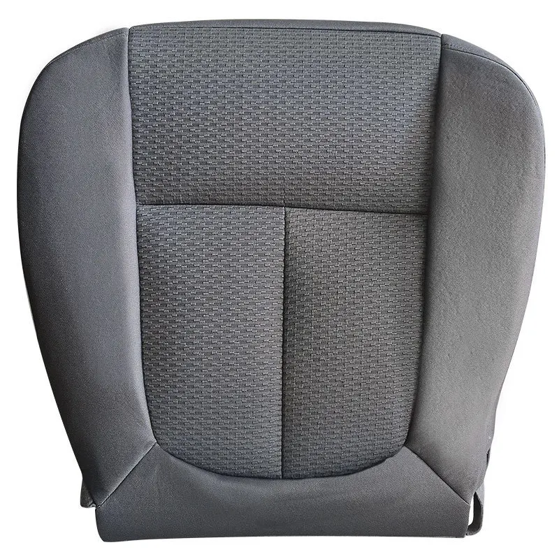 Car Driver Side Bottom Replacement Cloth PU Seat Cover, Gray Fabric Seat Cover for 2011-2014 Ford F150