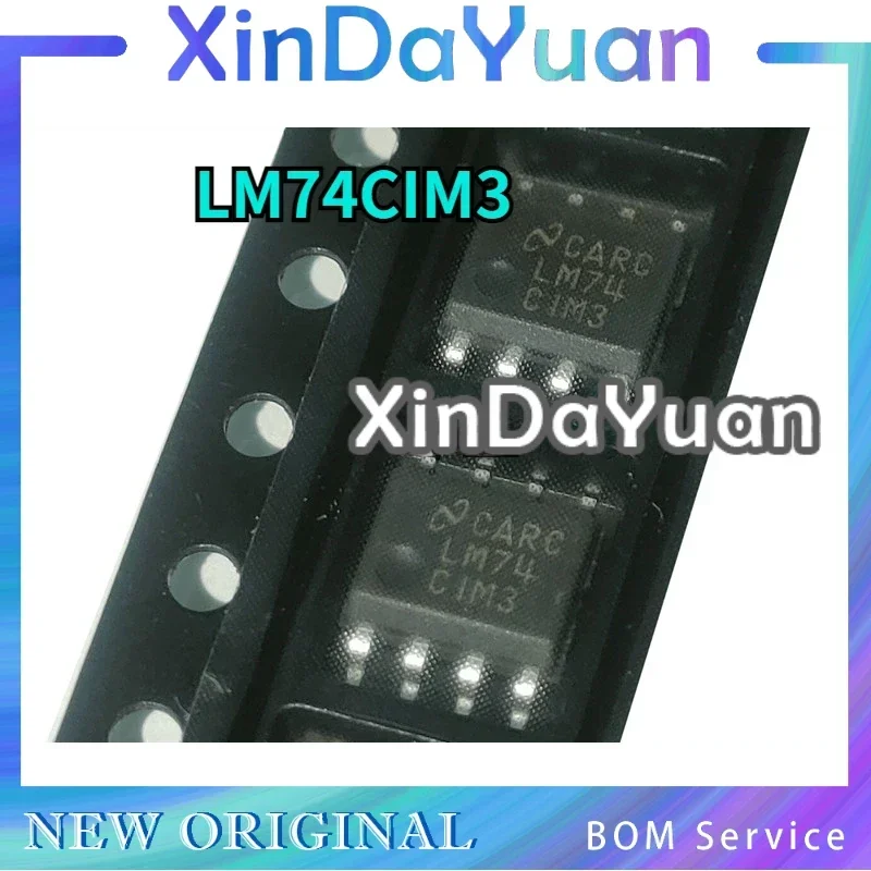 

5 pcs LM74CIM3 LM74CIMX-3 SOIC-8 Temperature Sensor Chip