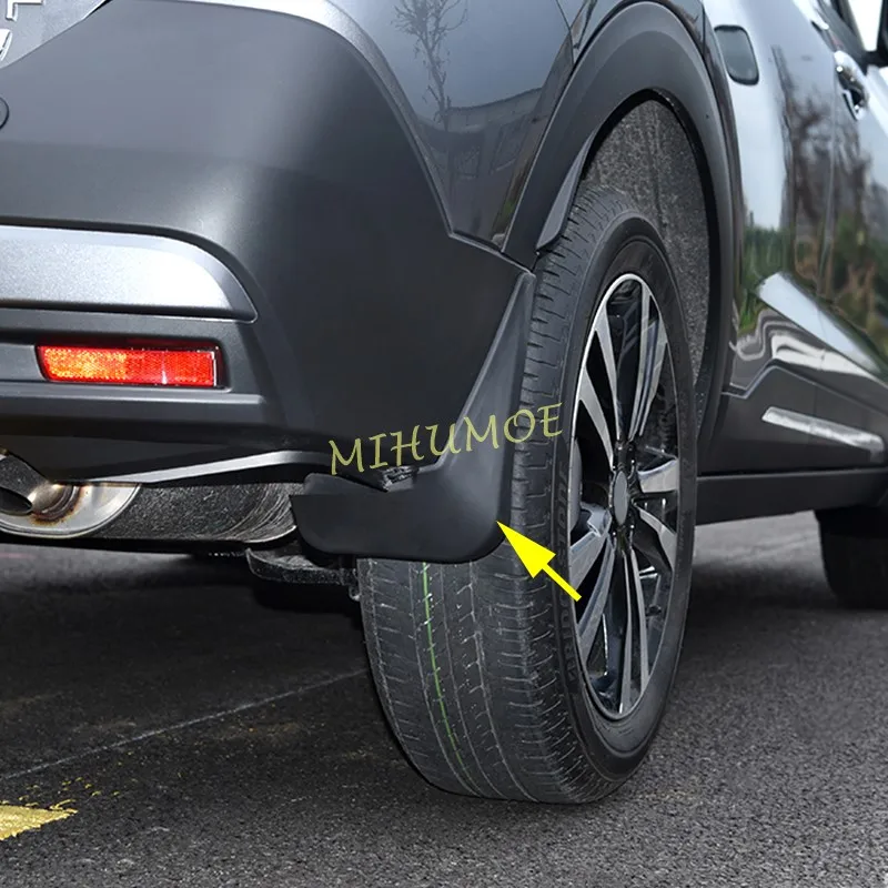 Wheel Mudguards Front & Rear Mud Flap For Nissan Kicks 2017-2024 Splash Guard Mudflaps Fender Car Accessories