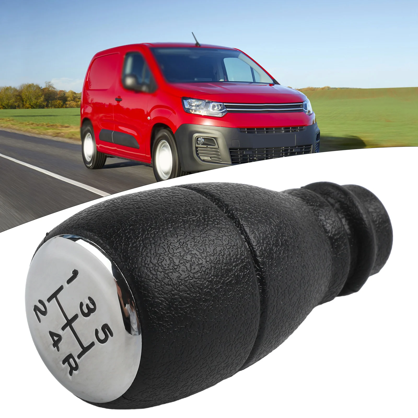 Gear Shift Knob For Partner Gaiter ABS Plastic Shift Knob 5 Speed Gear Shift Knob Fitment For Partner 1996-2008