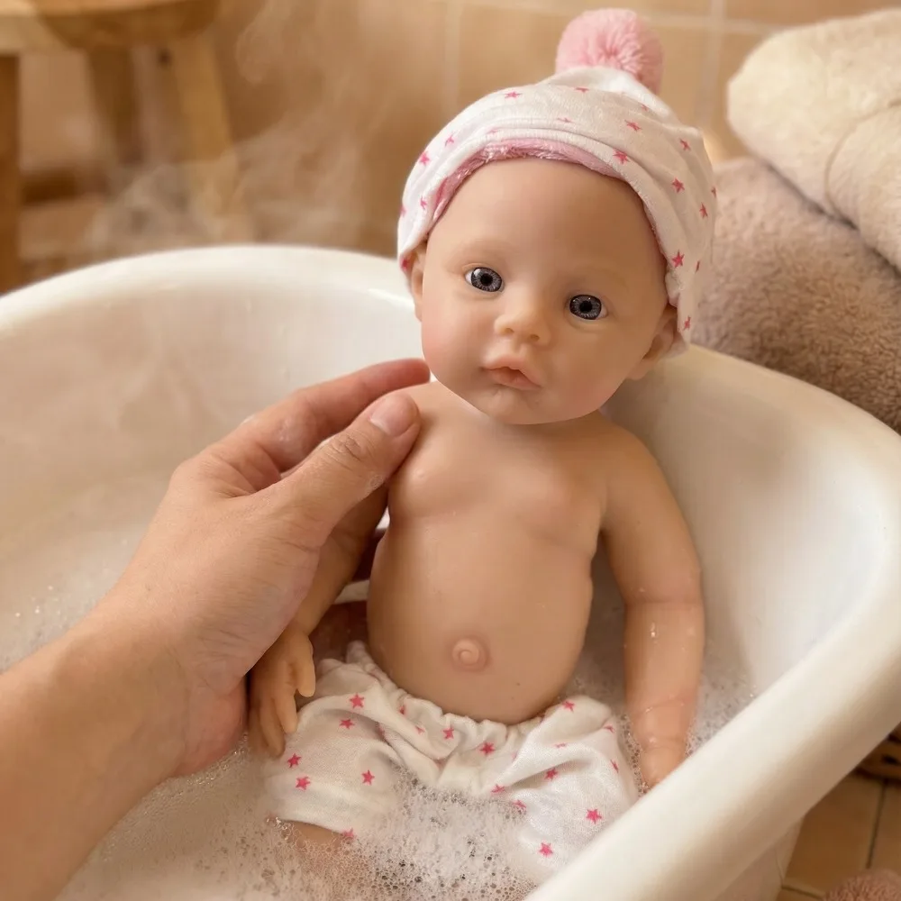 

Aizwa1 Meadow Soft Silicone Girl 13 Inch Handmade Bebe Reborn Baby Doll Can Take Shower Christmas Or Birthday Gifts