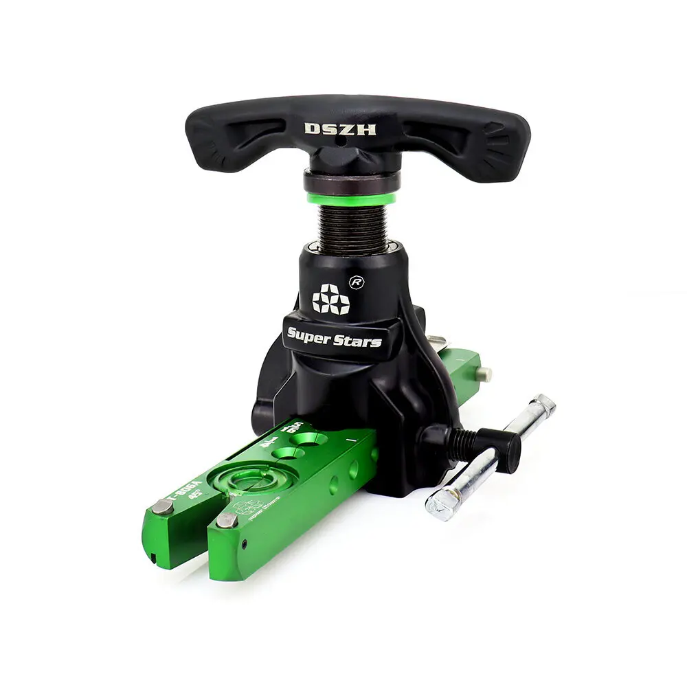 DSZH ST-806M A/c Flaring Tool Kit Pipe Expander Set 6mm - 19mm Tubing Pipe Flare Tool HVAC 45 Eccentric With Pipe Cutter ST806