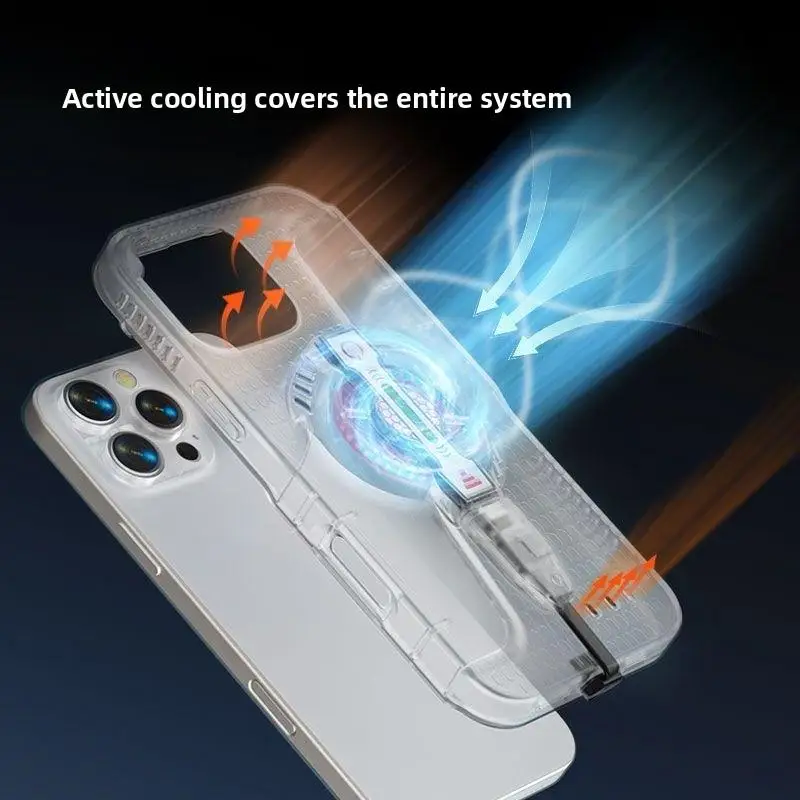 Cooling Case for Apple iPhone 16 Pro Max; Mobile Phone Cooler for iPhone 15/15PRO/15PROMAX/16/16PRO/14/13 view 5