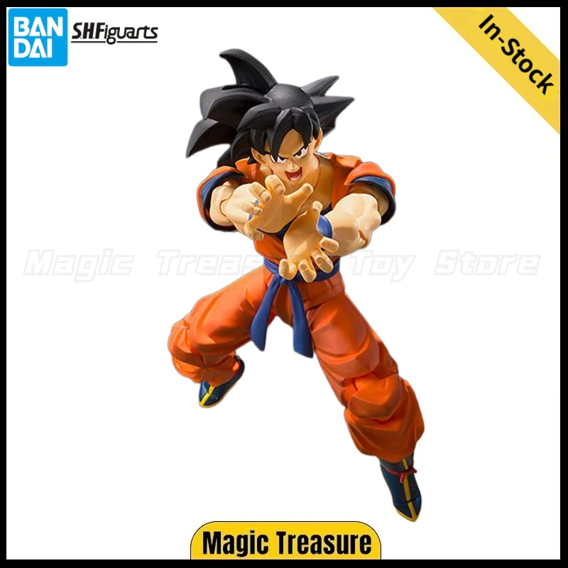 

【В наличии】Оригинальная фигурка BANDAI SHF DRAGON BALL Z Son Gokuu, модель игрушки, подарки