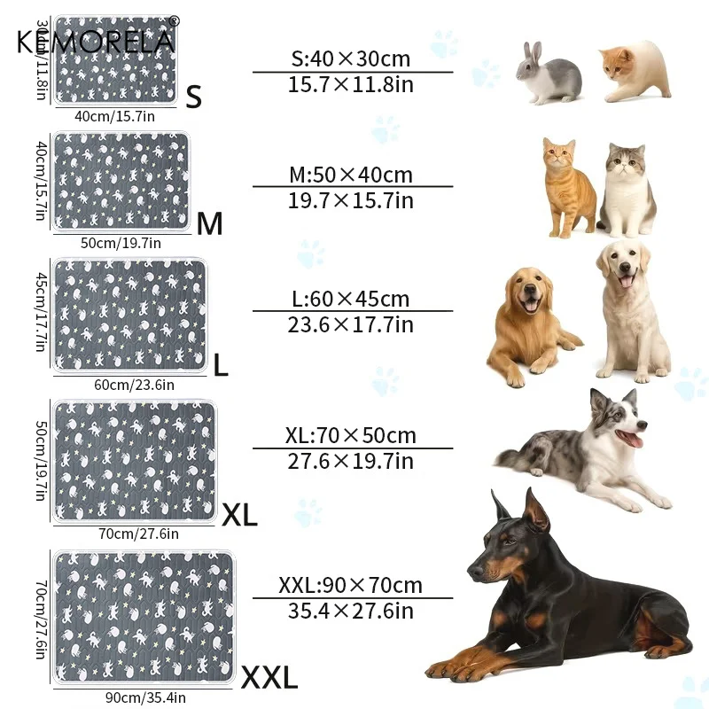 Sommer-Eisseide Haustier-Kühlmatte Wasserdichte Hunde- und Katzen-Schlafunterlage Rutschfeste Waschbare Sofaauflage Selbstkühlende Haustierbett-Accessoires – Detail 1