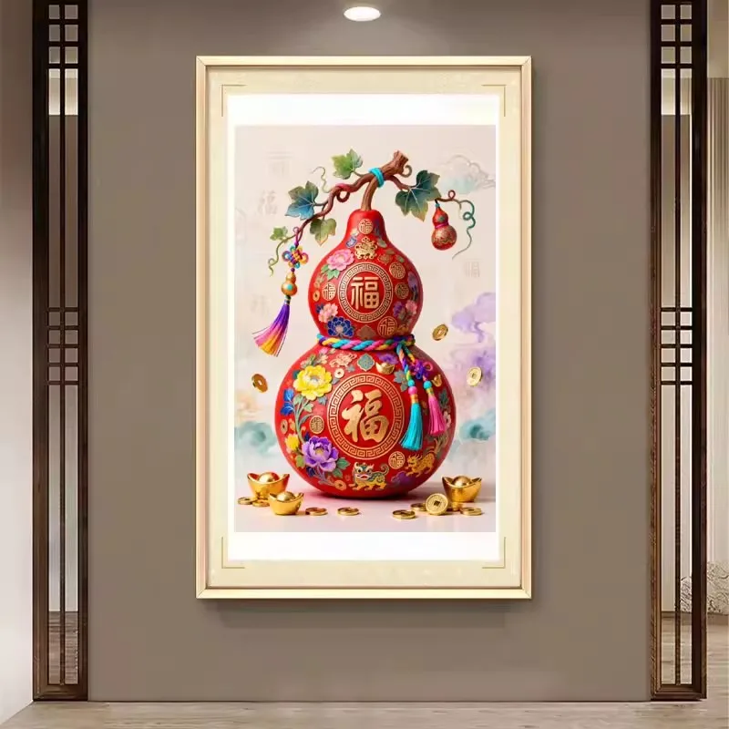 

Наборы для вышивания Magic Gourd 9CT 11CT: китайский стиль, готовые комплекты с нитками и иглой для вышивки крестом, декор для дома, рукоделие