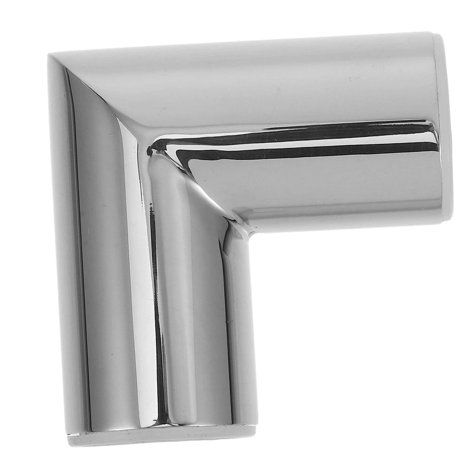 

90 Degree L Shape Pipe Clamp for 25mm Tube Stainless Steel Connector Bathroom Glass Door Fittings Elbow Joint Support