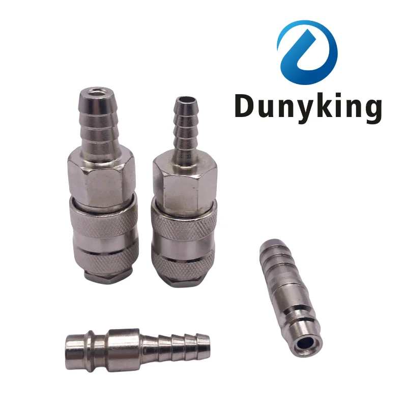 Pneumatic Fitting European Standard EU Euro Type Air Line Quick Coupling Connector Coupler Adapter For Air Compressor Hose Barb