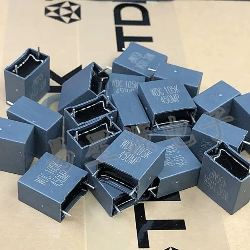 Imported capacitor SIC 450V105 1UF 1.0UF 1U0 1UF450V 2W MKP film capacitor