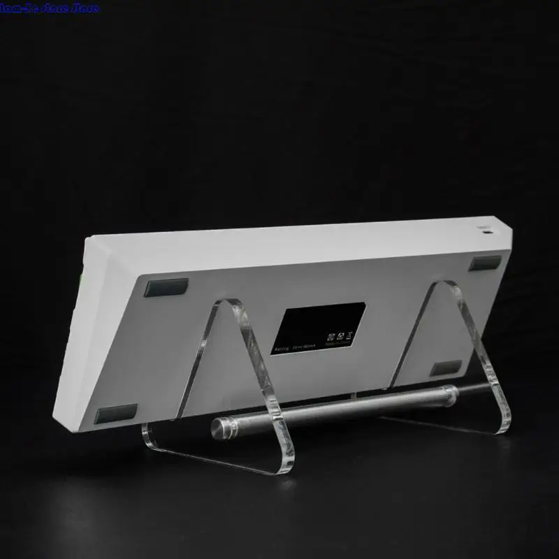 D0UA 노트북 스탠드 투명 아크릴 키보드 컴퓨터 기계 게임 키보드 홀더 레이어 랙을위한 스탠드