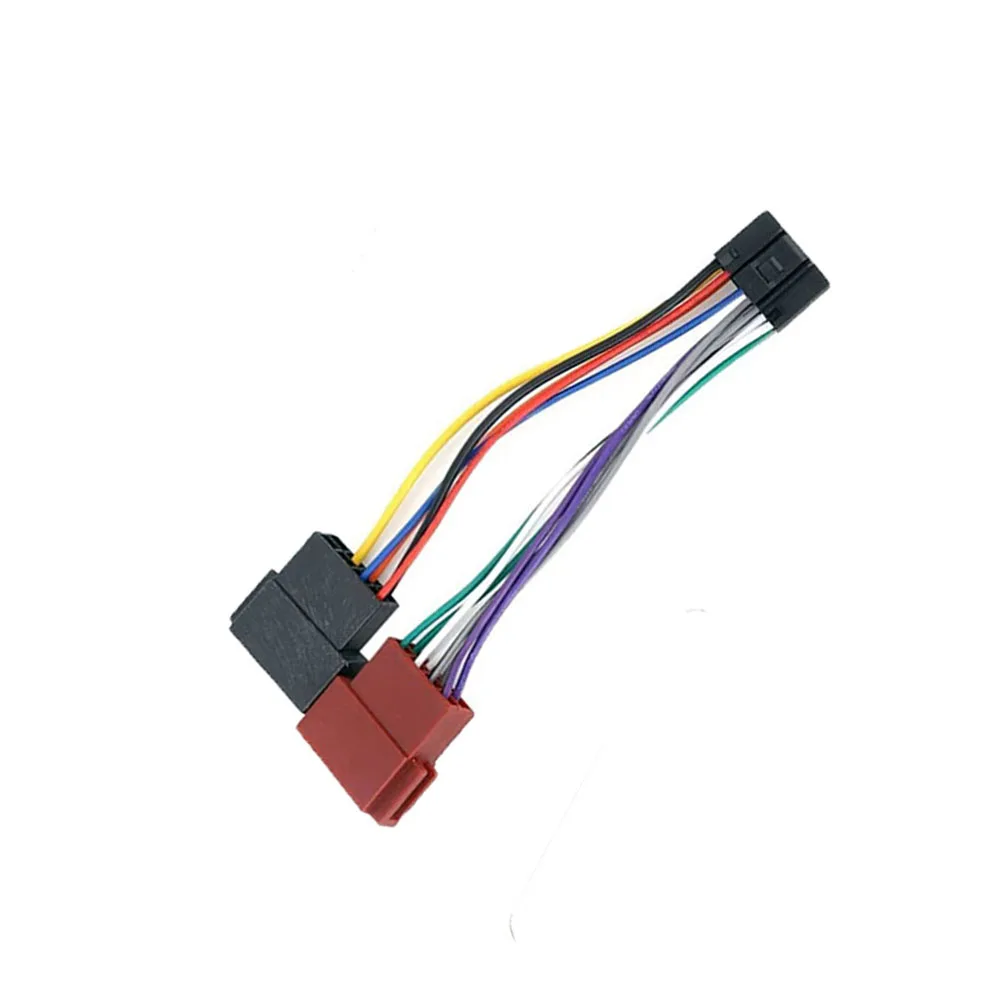 تعديل صوت السيارة مشغل أقراص مضغوطة كابل الذيل إلى ISO التوصيل الذيل كابل تسخير الملحقات ل كينوود JVC التوصيل اللعب تمديد خط الأسلاك