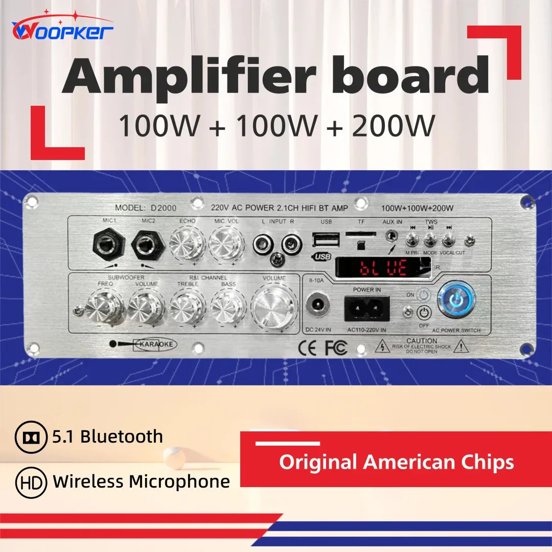 ΠΠ»Π°ΡΠ° Π°ΡΠ΄ΠΈΠΎΡΡΠΈΠ»ΠΈΡΠ΅Π»Ρ Woopker 100 ΠΡ + 100 ΠΡ + 200 ΠΡ Ρ ΠΏΠΎΠ΄Π΄Π΅ΡΠΆΠΊΠΎΠΉ Π±Π΅ΡΠΏΡΠΎΠ²ΠΎΠ΄Π½ΠΎΠ³ΠΎ ΠΌΠΈΠΊΡΠΎΡΠΎΠ½Π° Bluetooth5.1 Channel2.1 Amplificatore ΡΠ°Π±Π²ΡΡΠ΅Ρ Π΄ΠΈΠ½Π°ΠΌΠΈΠΊ ΠΠ»Π°ΡΠ° Π°ΡΠ΄ΠΈΠΎΡΡΠΈΠ»ΠΈΡΠ΅Π»Ρ Woopker 100 ΠΡ + 100 ΠΡ + 200 ΠΡ Ρ ΠΏΠΎΠ΄Π΄Π΅ΡΠΆΠΊΠΎΠΉ Π±Π΅ΡΠΏΡΠΎΠ²ΠΎΠ΄Π½ΠΎΠ³ΠΎ ΠΌΠΈΠΊΡΠΎΡΠΎΠ½Π° Bluetooth5.1 Channel2.1 Amplificatore ΡΠ°Π±Π²ΡΡΠ΅Ρ Π΄ΠΈΠ½Π°ΠΌΠΈΠΊ