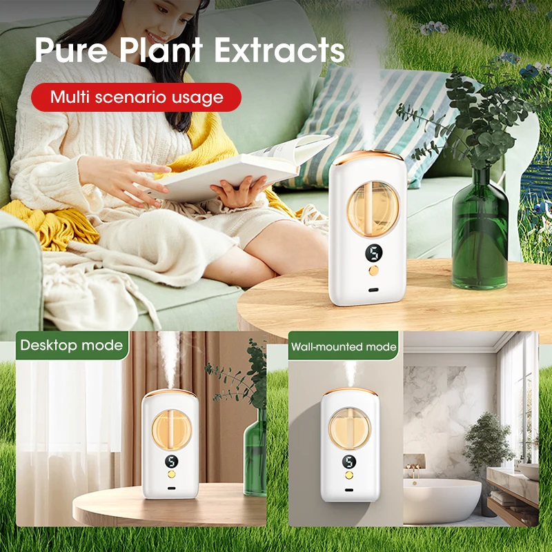 Mini Aromatherapy Machine Desktop Air Purifying Diffuser Air Freshening Deodorizing Perfume Diffuser Air Purifier Hilton Lavende image 6
