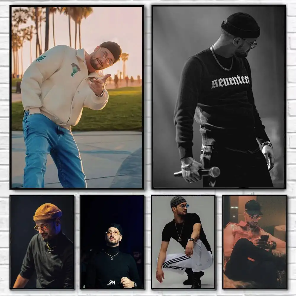 

S-Soolking Hip Hop Poster Self-adhesive Art Waterproof Paper Sticker Coffee House Bar Room Wall Decor