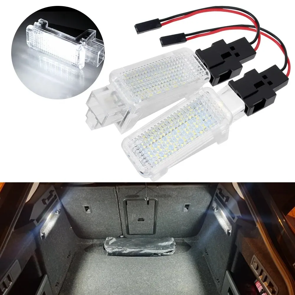 Lampka bagażnika 12V do Skoda Kodiaq Octavia Mk2 MK3 2 3 Fabia MK1 do wnętrza samochodu lampa akcesoria samochodowe LED — zdjęcie 3