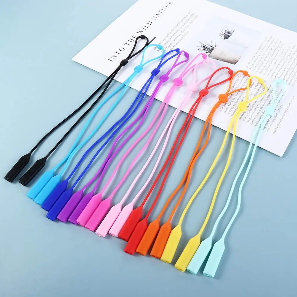 Reading Eyeglass Sports Glasses Rope Eyeglasses Straps Silicone Glasses Lanyard Glasses Cord Holders  Glasses Chain