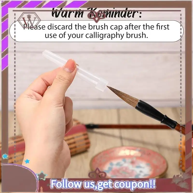 ABBG-48Pc Chinese Calligraphy Brush Set Watercolor Brush Bulk With Roll Bamboo Brush Holder For Writing Suitable For Painting