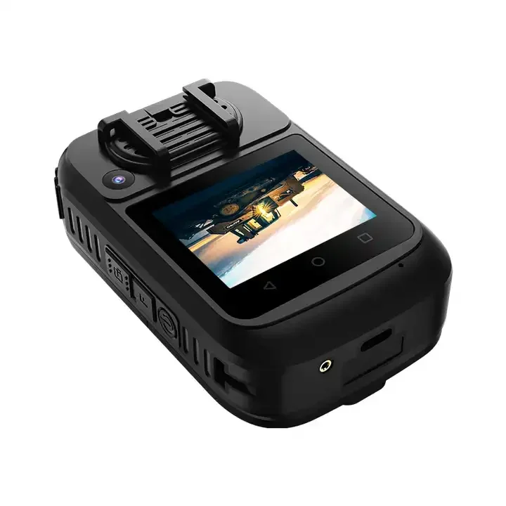 كاميرا AORO Android 4GB 64GB للفيديو والصوت 5G يتم ارتداؤها على الجسم وبطاقة SIM WIFI بقدرة 3200 مللي أمبير في الساعة ومسجل كاميرا الصدر