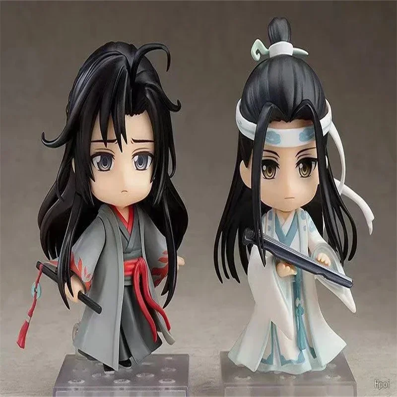 Grandmaster Of Demonic Cultivation Anime Figtures Wei Wuxian Lan Wangji Lovely Mini Sculpture Model Peripheral Decoration Gift