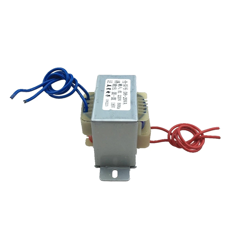 EI type 20W transformer 220V to AC16V current 1.2A 16V AC transformer EI57