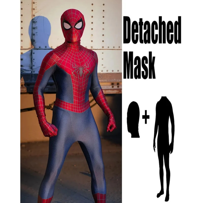 ❤ ❤ 2025 أزياء الهالوين للرجال TASM 2 Spidercosplay أزياء Zentai بدلة الكبار والأولاد الذكور بدلة كاملة جديدة ★ ☆