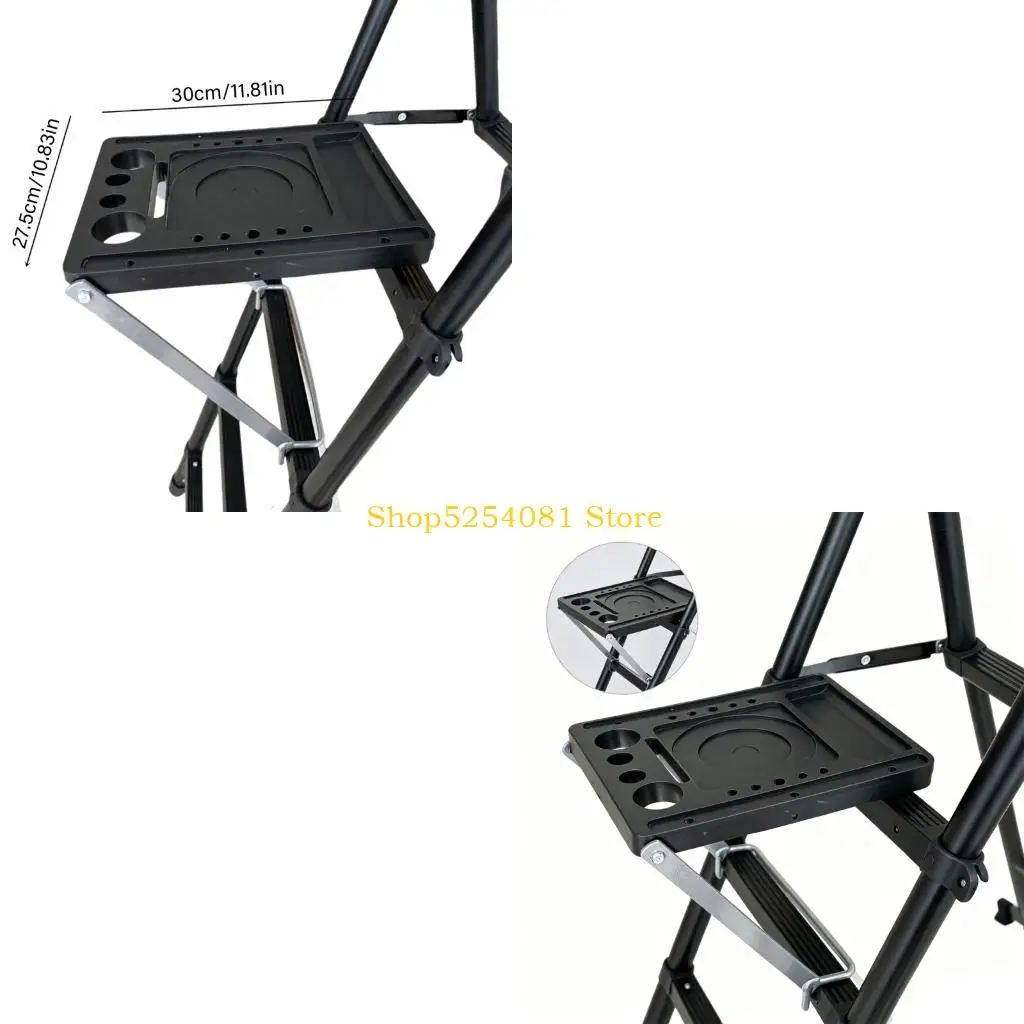 AXYC Platform With Multiple Slots Holds Paint And Supplies 55 Pounds Universal Design Ladder Shelf strong