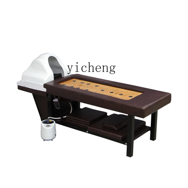 

XL Shampoo Chair Barber Shop Head Therapy Automatic Smoke-Free Moxibustion Bed Health Therapy Fumigation Bed