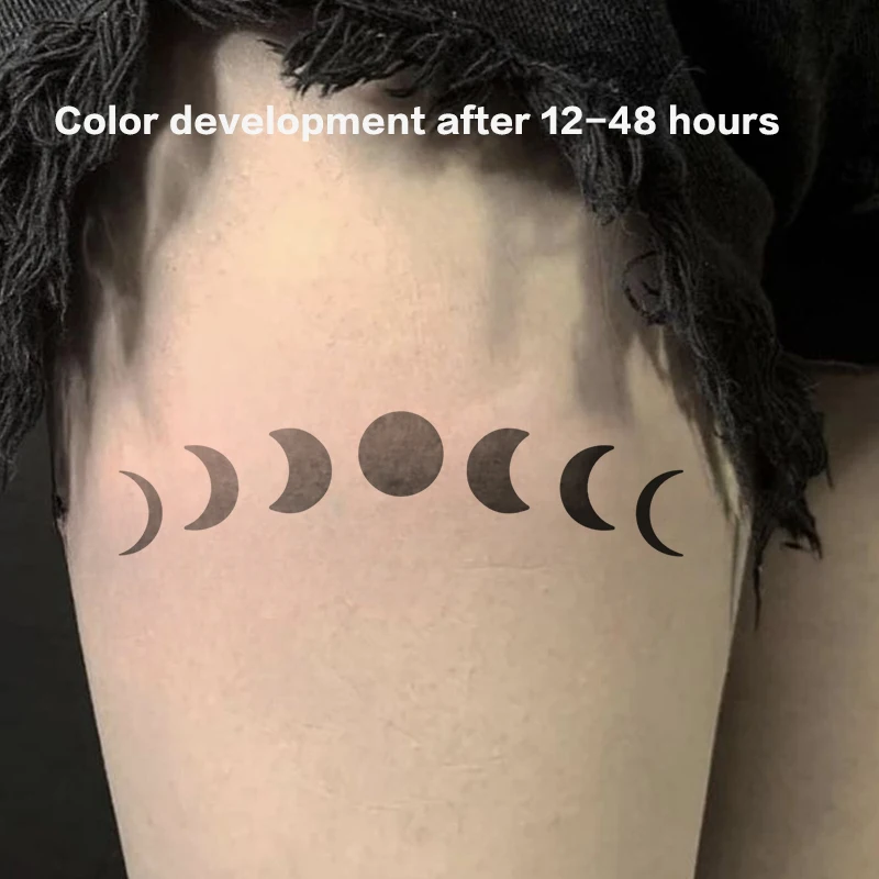 الوشم المؤقت وهمية الوشم البوهيمي القمر العشبية عصير الوشم ملصقات شبه دائمة الوشم اكسسوارات Bodyart حزب الفن هدية