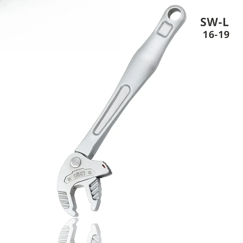 Heavy-Duty Industrial Crab Claw Wrench Self-Adjusting Ratchet Wide Jaw for Automotive Piping Manufacturing image 6