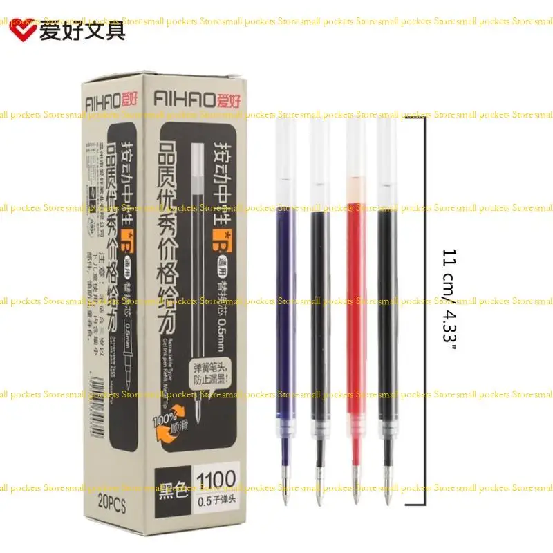 R1WD 0.5 Rollerball Pen Refill Gel Liquid Liquid Inks Rolling Ball Point Writing Pen Refills