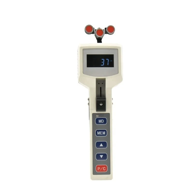 Tension Meter for Low Tension Limited Access Fibers Yarns and Fine Wires with Back Light