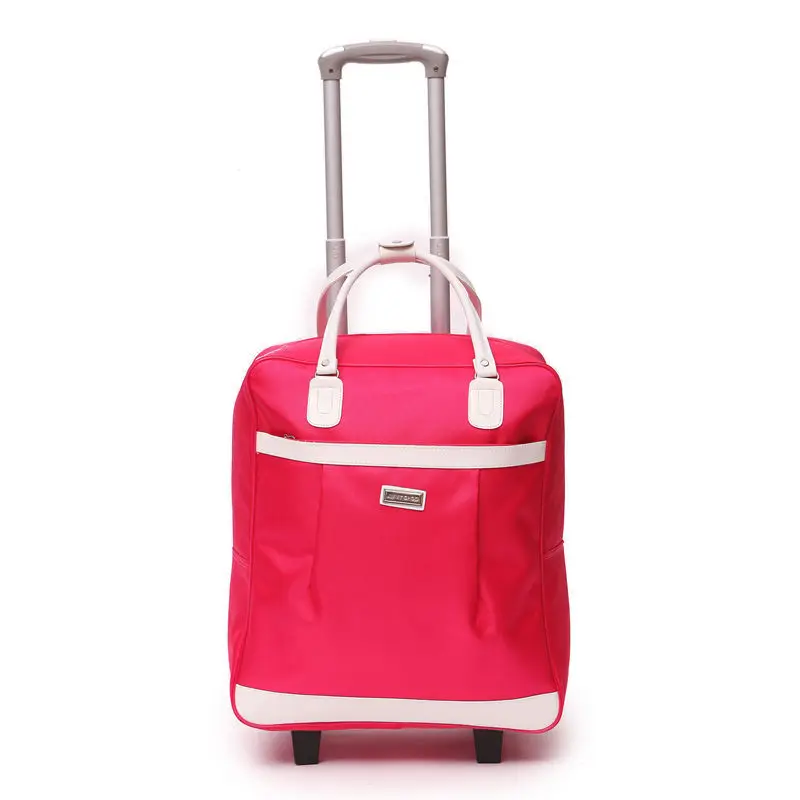 Women Travel Trolley Luggage Bag Multifunctional Rolling luggage Bags Travel Bag with Wheeled Backpack Waterproof Suitcase