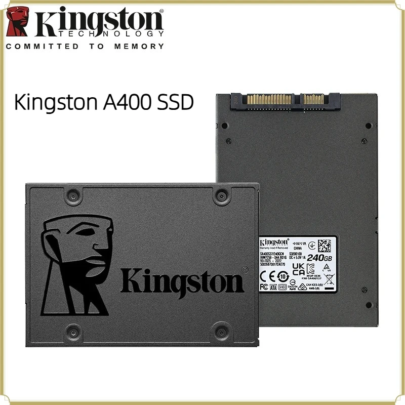 2026 Kingston A400 SSD Internal Solid State Drive  256GB 512GB  2.5 Inch SSD SATA III HDD Hard Disk for Laptop Desktop PC