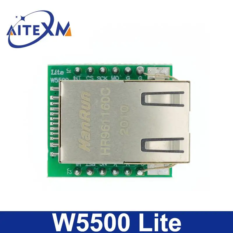 USR-ES1 W5500 Ethernet Network Module Hardware SPI to LAN/ Ethernet  TCP / IP 51 / STM32 Microcontroller Program Over W5100