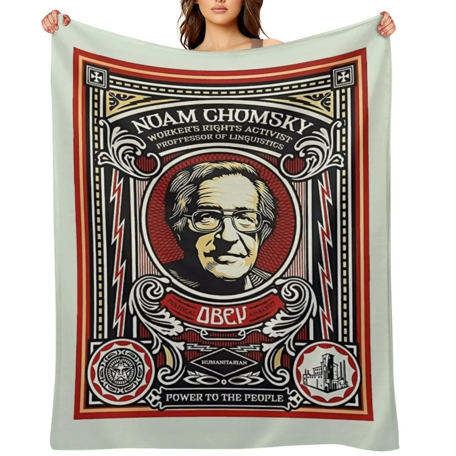

Noam Chomsky Throw Blanket Blankets For Sofas wednesday Picnic Extra Large Throw Blankets
