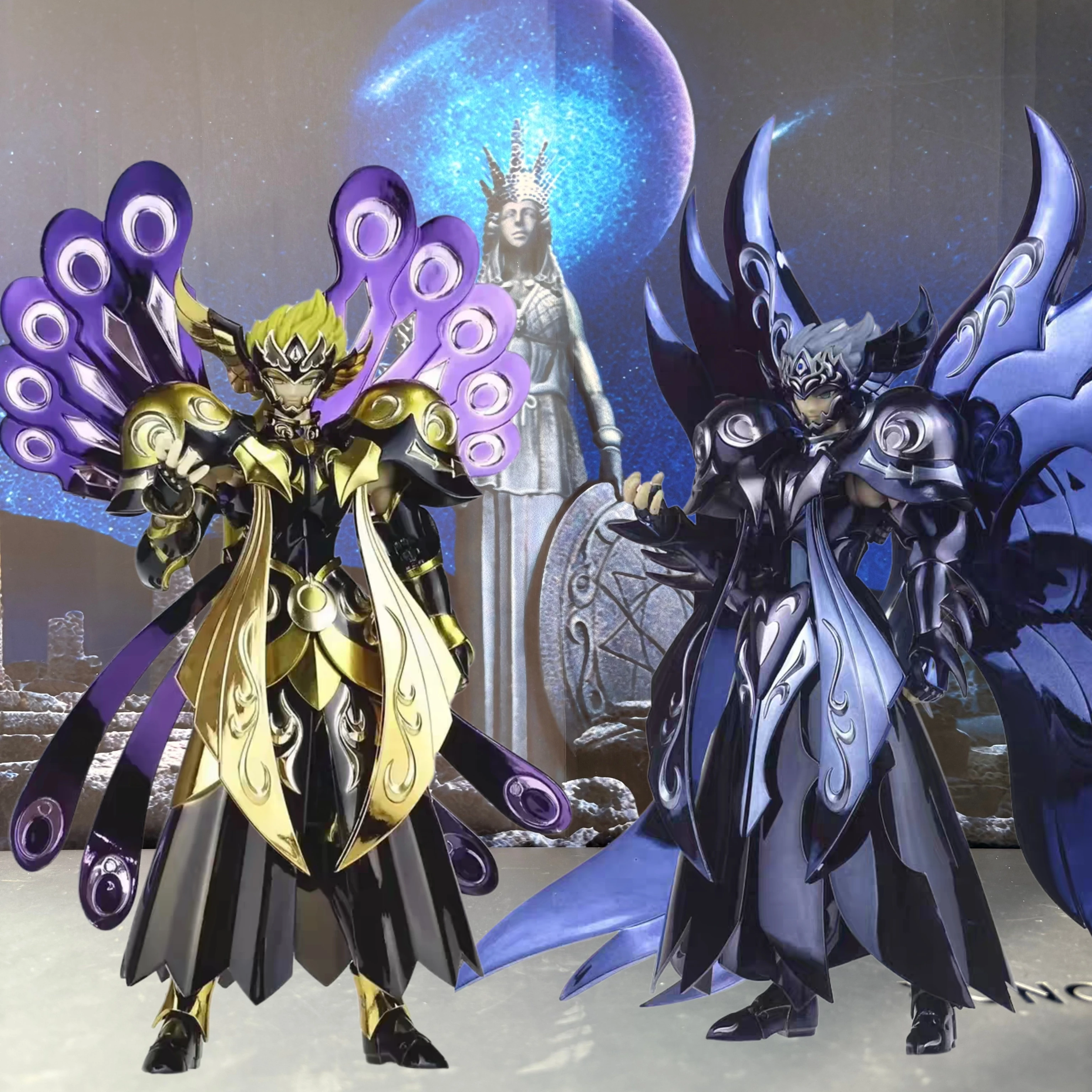 

JM.MST Saint Seiya Myth Cloth EXM/EX Metal Thanatos Hypnos Anime God of Death Knights of the Zodiac Action Figure In Stock