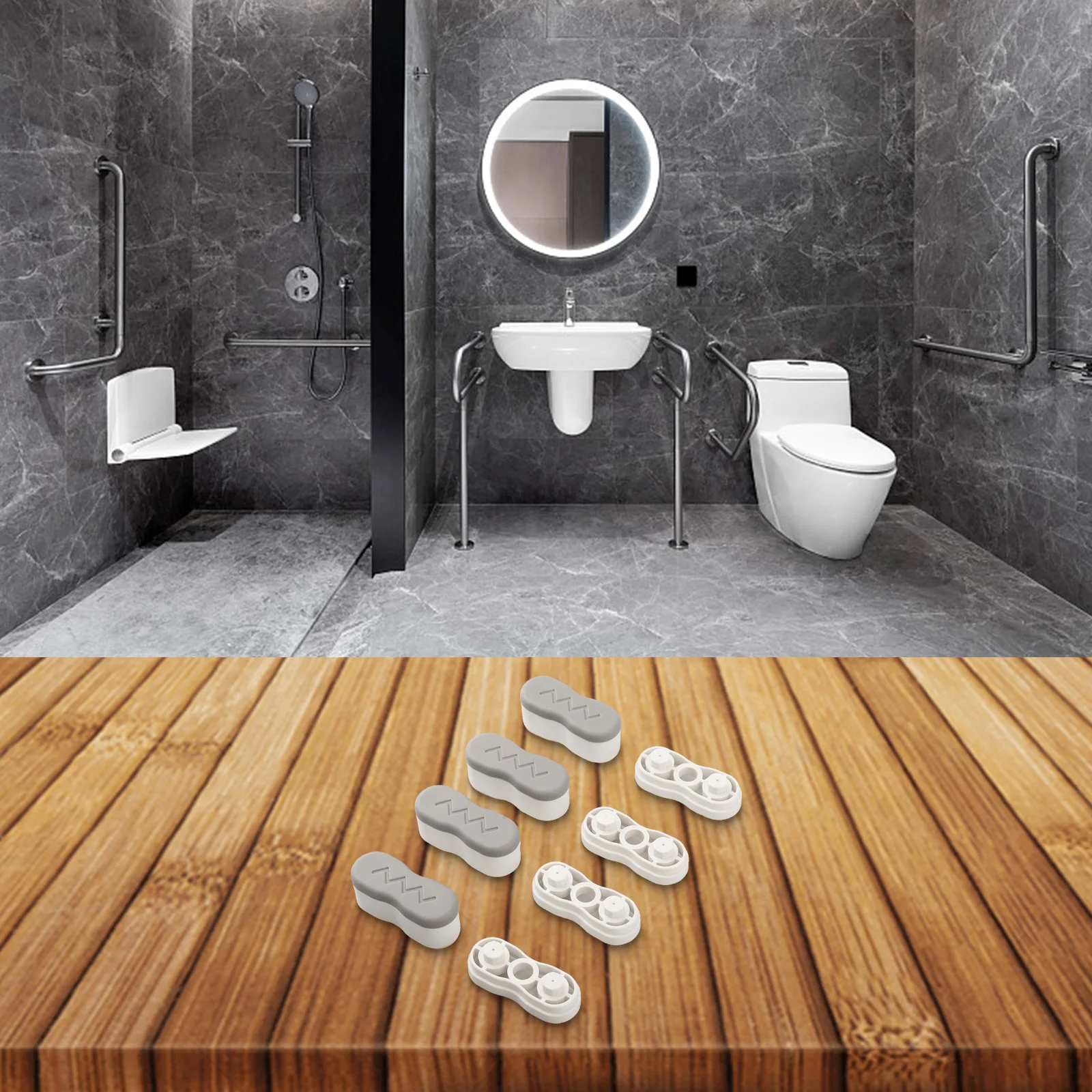 Comfortable Toilet Experience Bidet Height Pads White Reliable Protection Longevity Strong Adhesion Self-adhesive