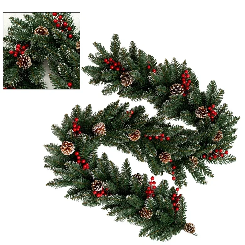 

2,1 м имитация ротанга, рождественское украшение для дома, гостиной, стола, рождественское украшение из ротанга, сезонное украшение