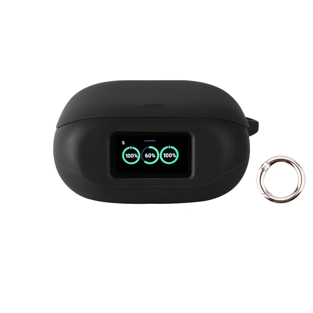 Silicone Soft Case for ANKER Soundcore Liberty 5 Pro Wireless Earbuds Cover for Liberty 5 Pro Shockproof Protective Sleeve Black