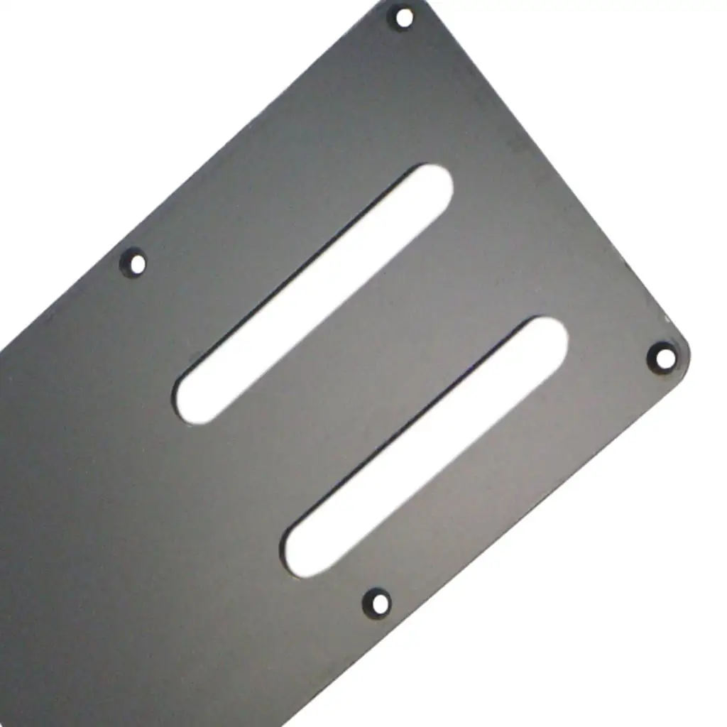 Black Electric Guitar Back Cover Plate Tremolo Cavity Cover Backplate Replacement Parts for Strat Style Guitar Hardware