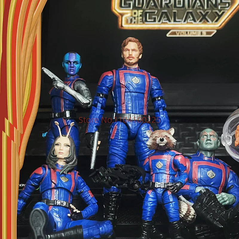 Figura en Stock de la Serie Marvel Legends: Nebula/Mantis/Rocket/Drax/Adam Warlock/Star-Lord, Figura de Acción, Modelo Original, Juguetes, Regalos