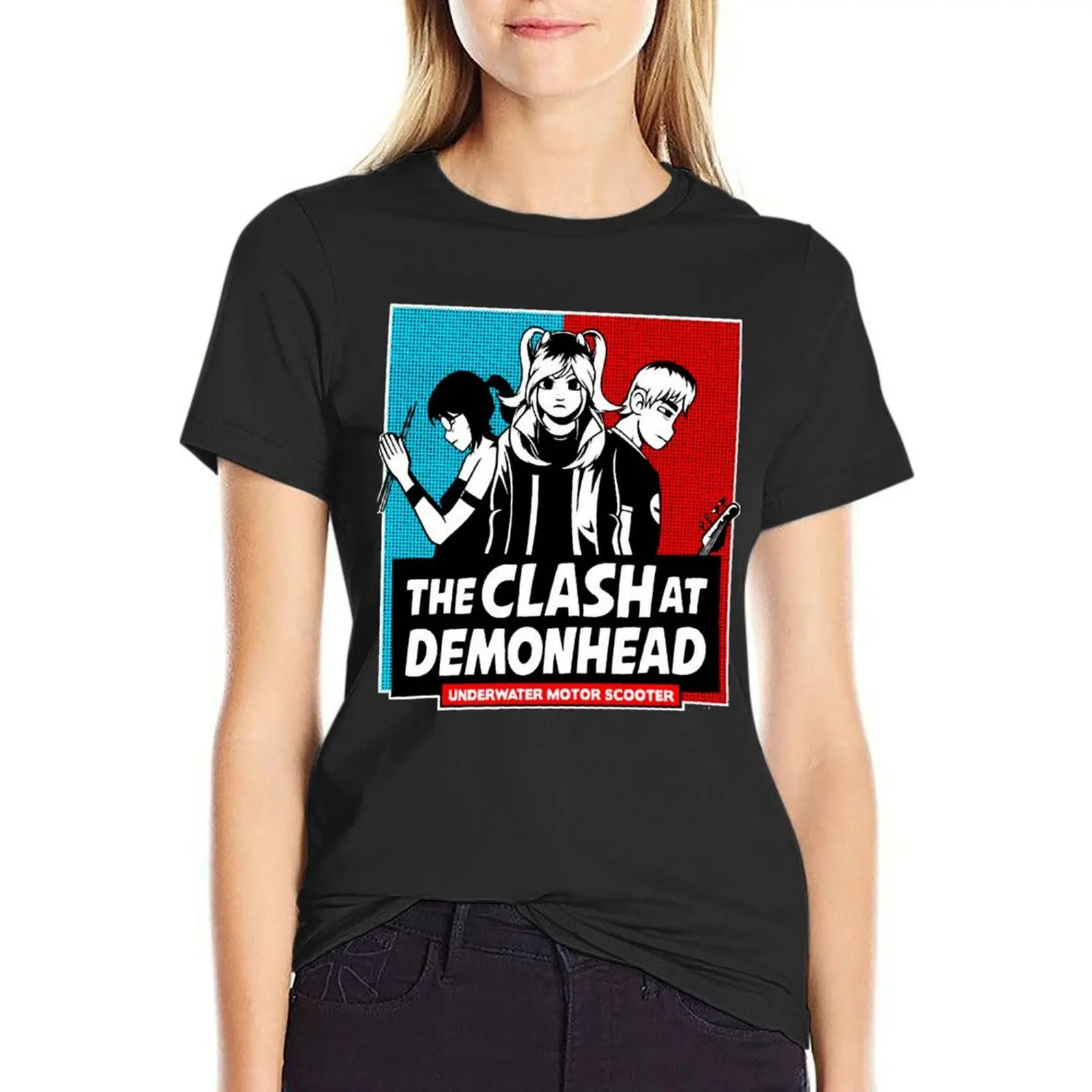 

Clash At Demonhead (2) T-Shirt blanks Blouse T-shirts for Women