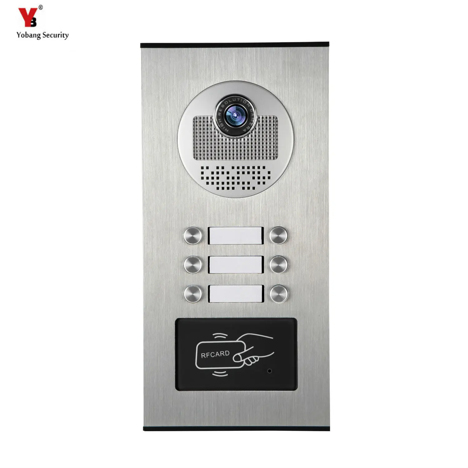 4 Wire WIFI Tuya Video Door Phone Intercom System with Waterproof HD Doorbell Camera  for 2~6-apartment/flat