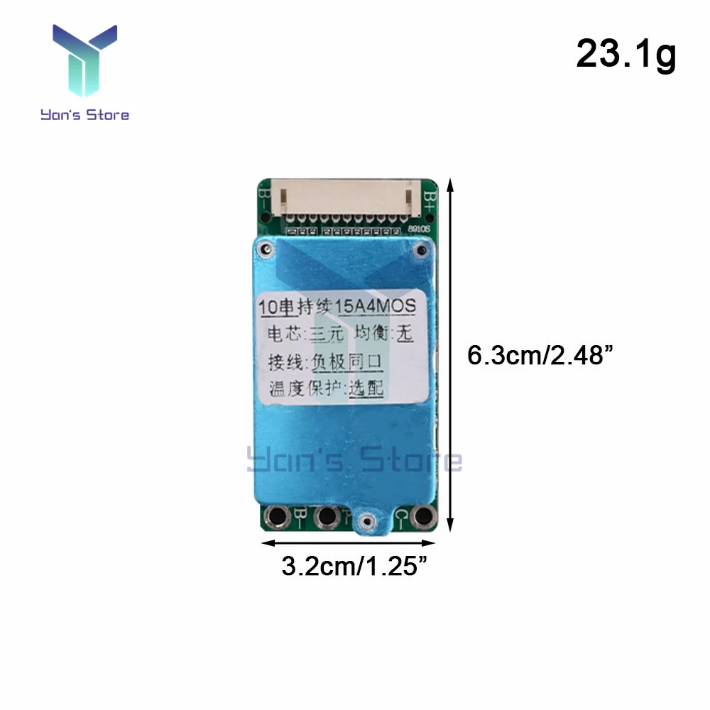 BMS 10S 36V 15A литий-ионная литий-полимерная батарея 18650 зарядное устройство Защитная плата защита от короткого замыкания общий порт для электро...